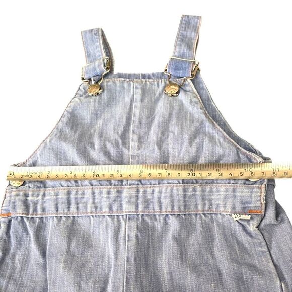 Vintage Billy The Kid Denim Overalls Shortalls SZ 4T - Picture 5 of 7